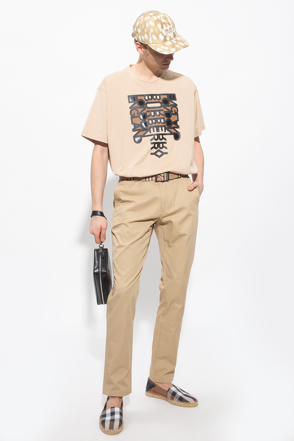 Burberryのセットアップ バーバリー セットアップ 80 85 90 パンツ Tシャツ 襟付きシャツ